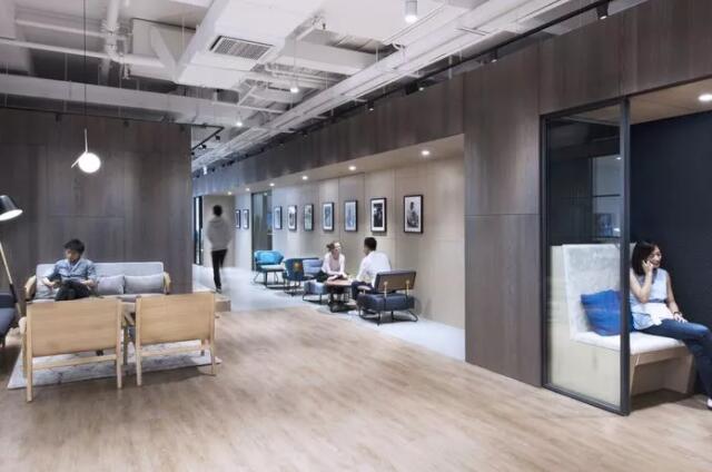 高級灰辦公室裝修案例展示