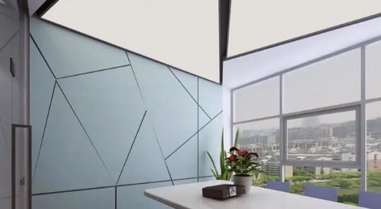 青島財稅培訓公司現(xiàn)代簡約辦公室裝修效果圖