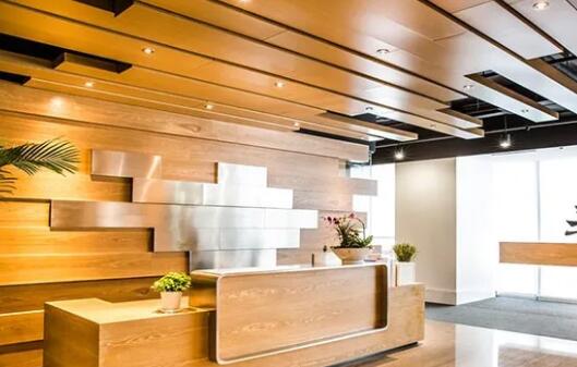 青島慶典公司歐簡風格辦公室裝修效果圖