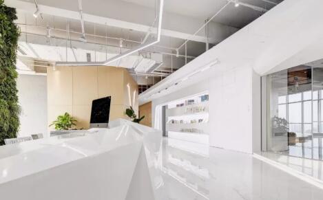 青島遼陽西路報(bào)關(guān)代理公司辦公室裝修效果圖